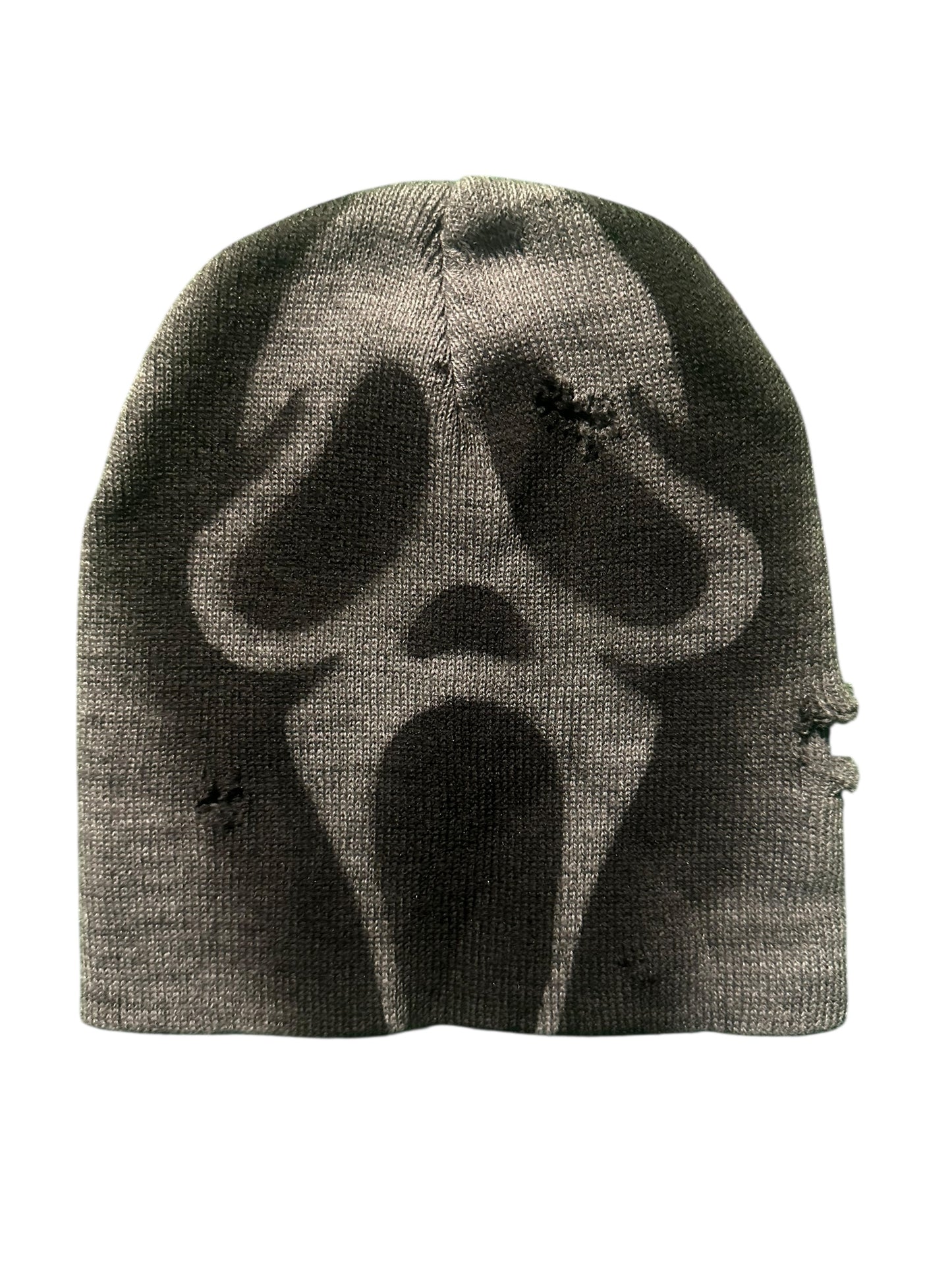 Grey scream beanie