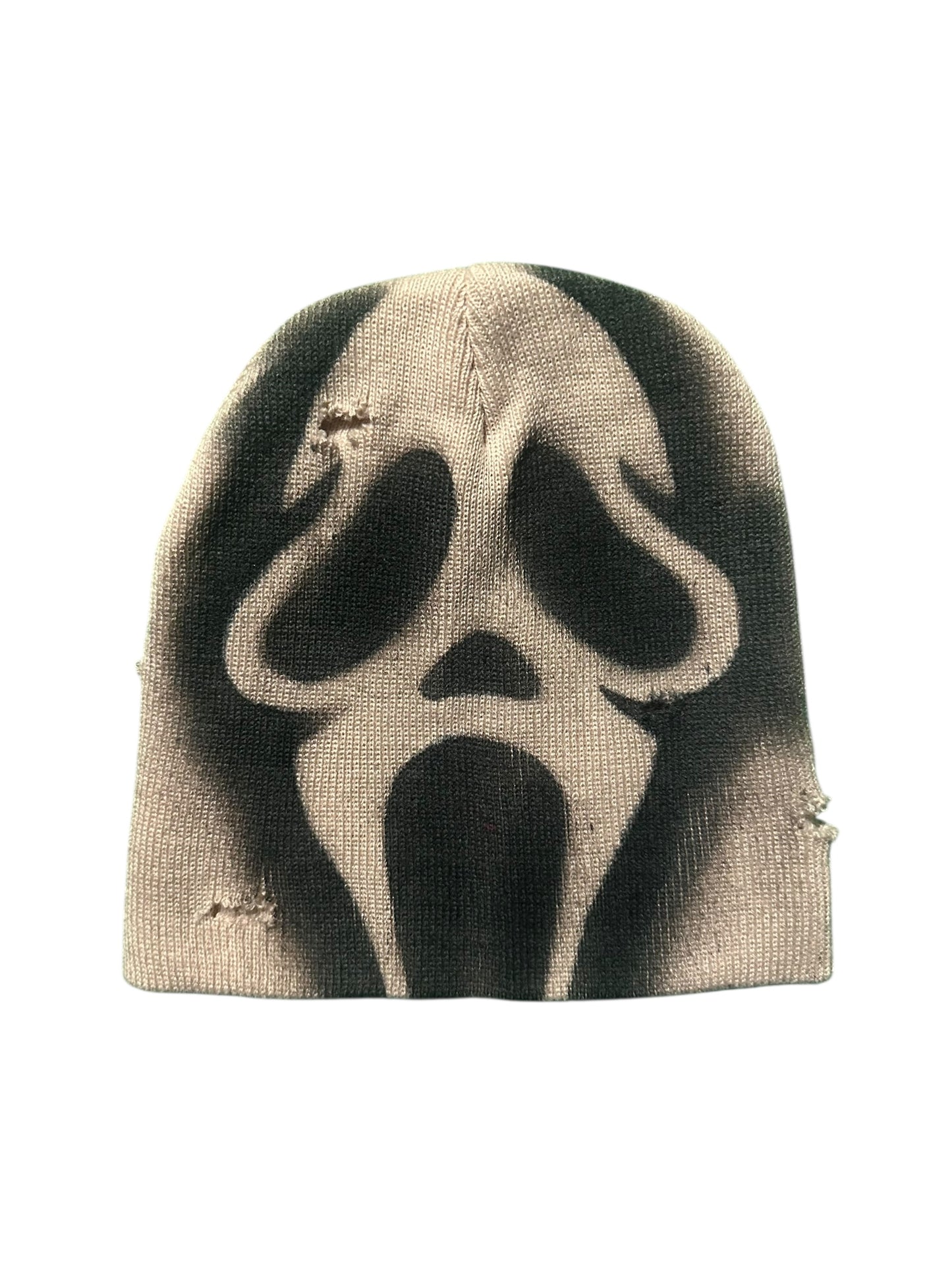Cream scream beanie