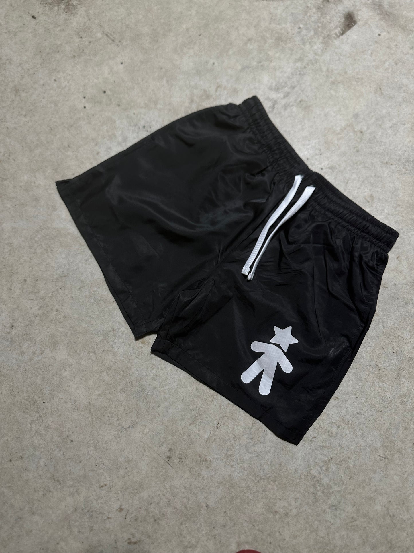 Black Nylon shorts