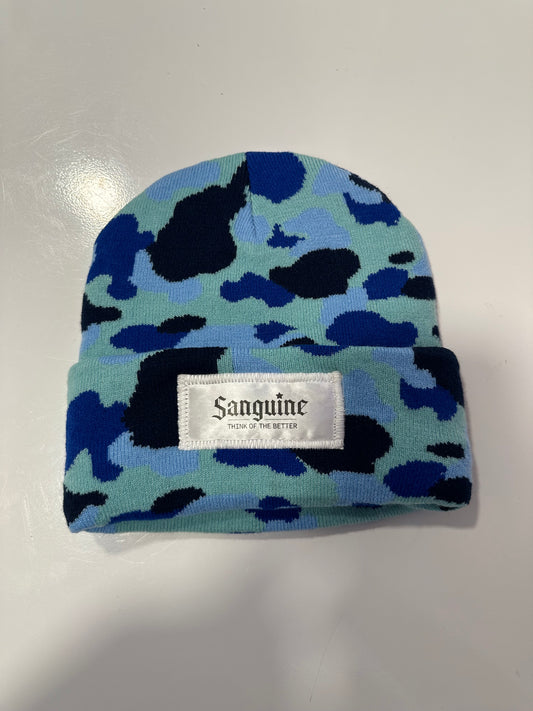 Blue Camo beanie