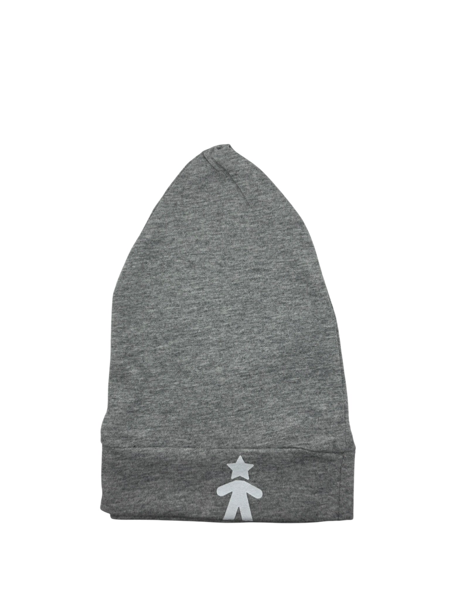 Grey & White Skull Cap Beanie
