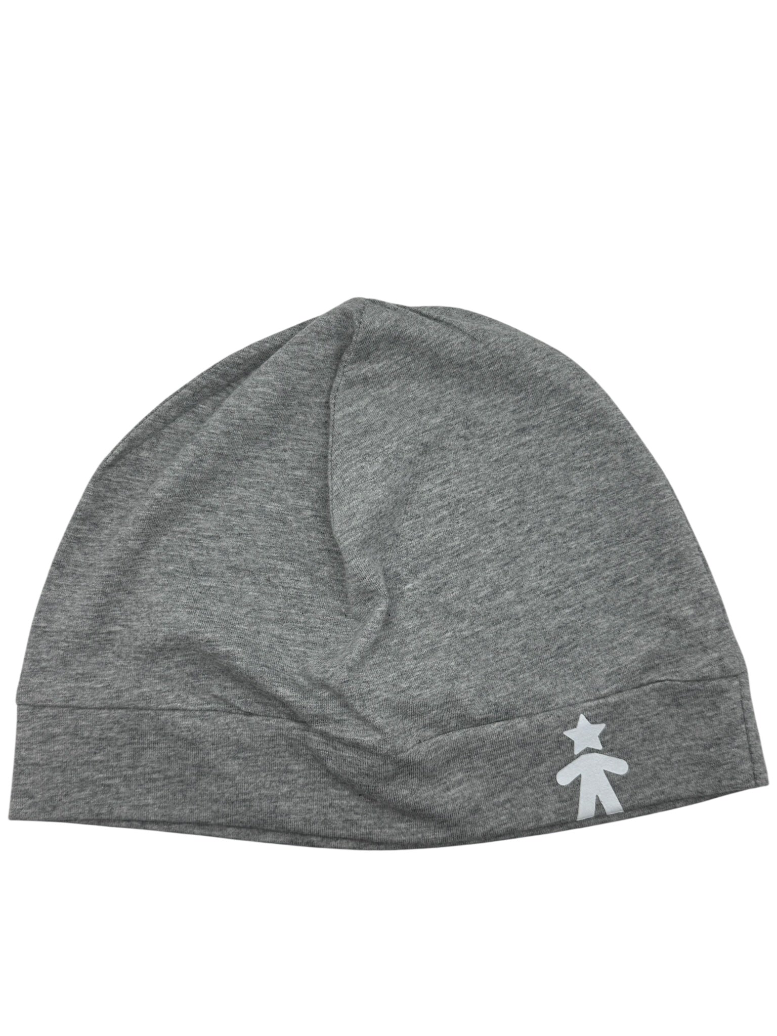 Grey & White Skull Cap Beanie