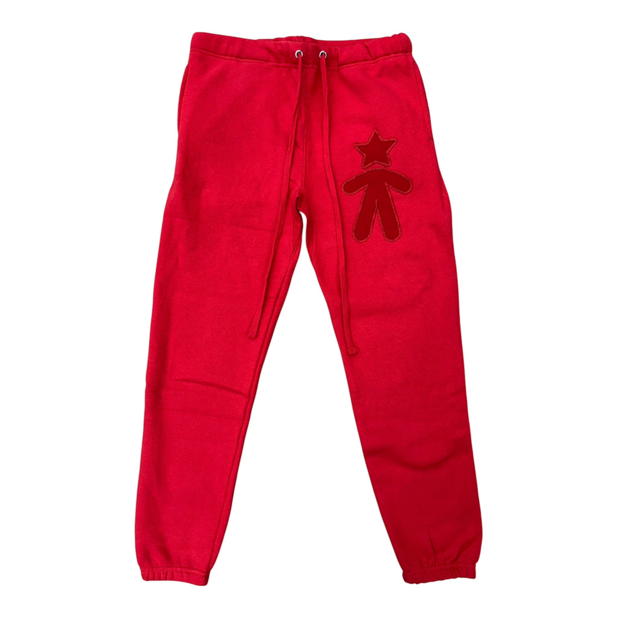 Comfy Red Joggers
