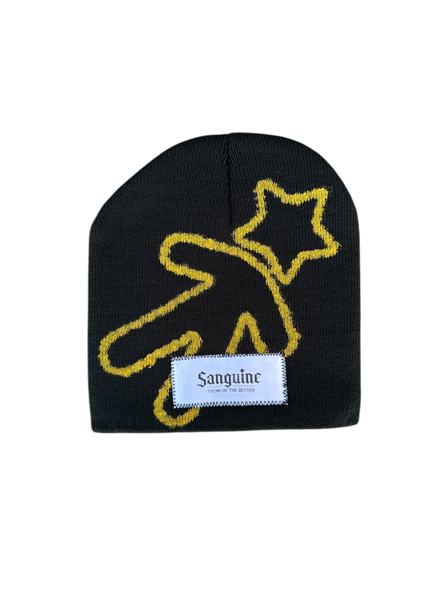 Black & Yellow Beanie