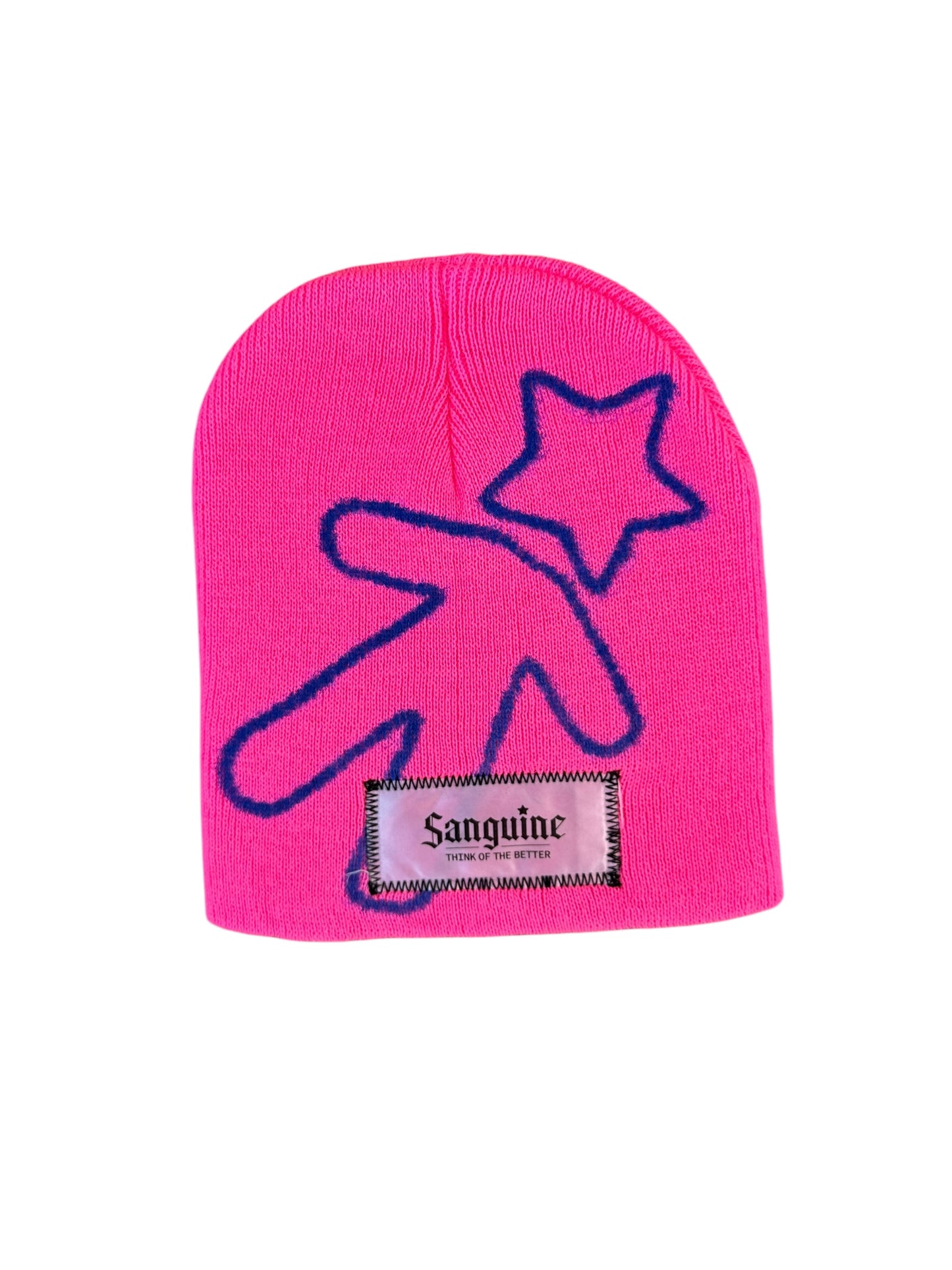 Pink & Blue Beanie