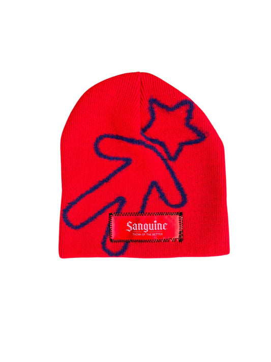 Red & Blue Beanie