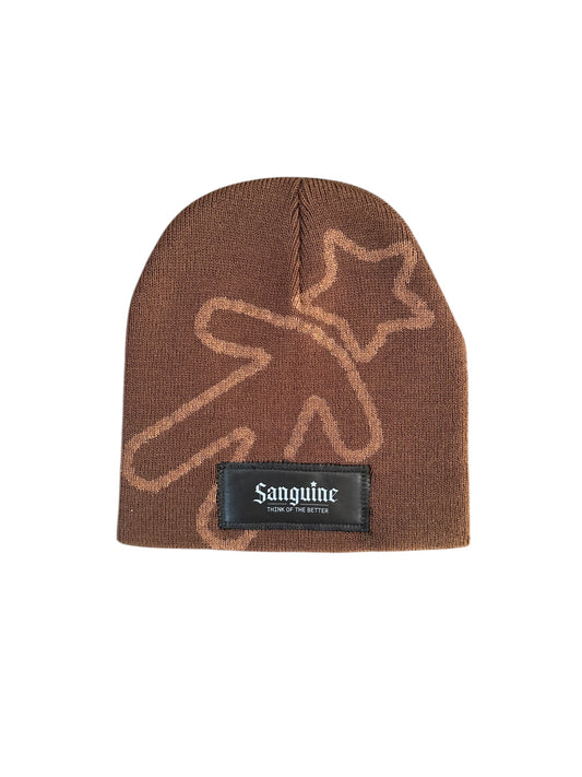 Brown & Bronze Beanie