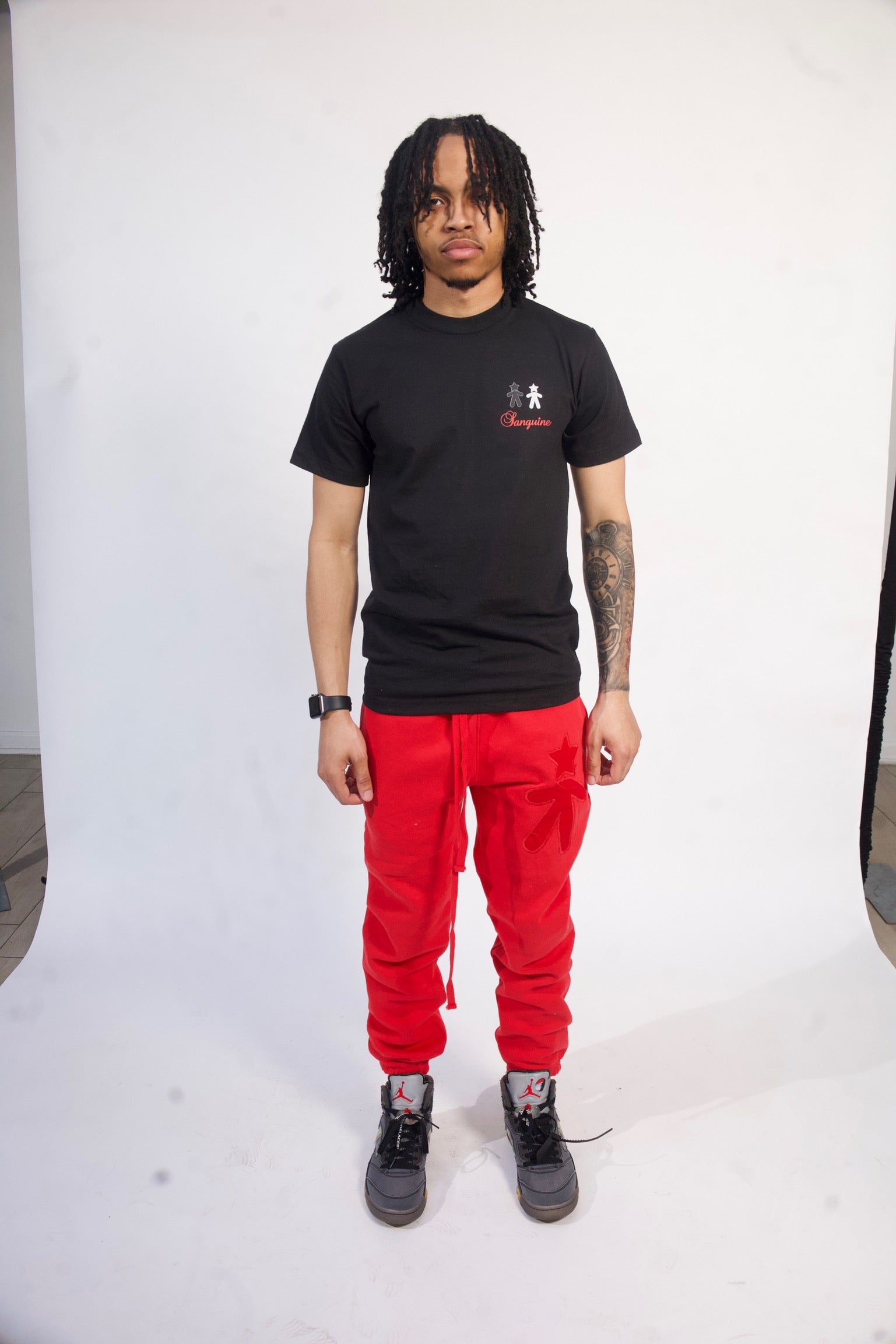 Comfy Red Joggers