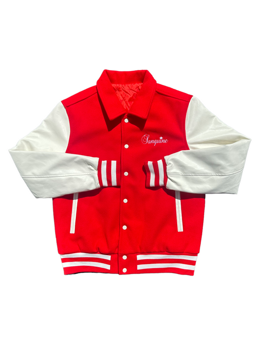 (R)She Loves Sanguine Varsity Jackets