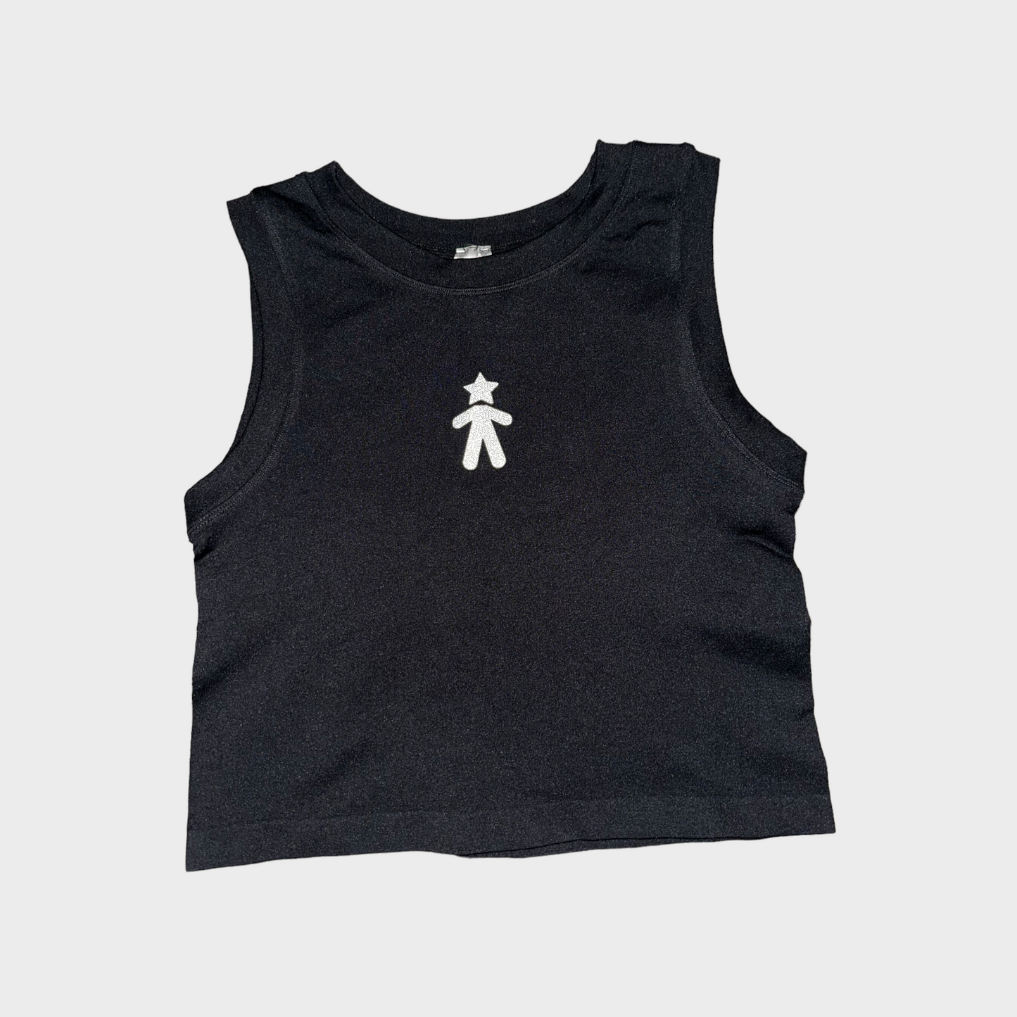 Female Black Crop Top