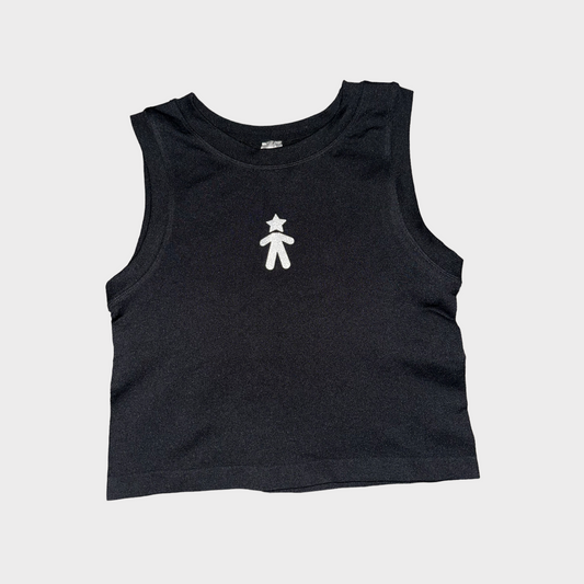 Female Black Crop Top